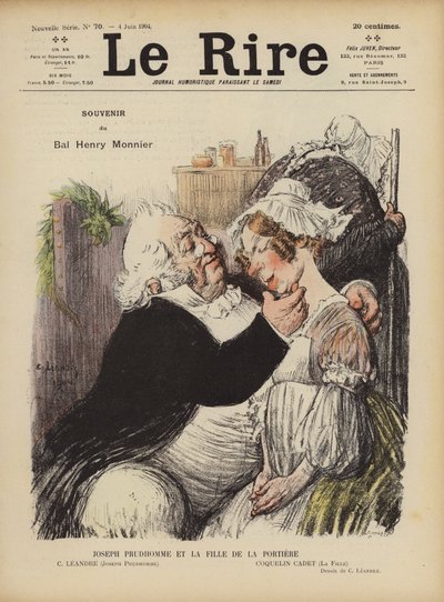 Illustrasjon for Le Rire av Charles Leandre