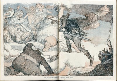 Illustrasjon av Charles Leandre (1862-1934) i "" Fantasio"" av Charles Leandre