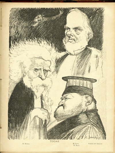 Illustrasjon av Charles Leandre (1862-1934) i Reading av Charles Leandre