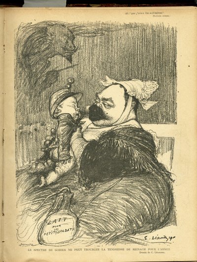 Illustrasjon av Charles Leandre (1862-1934) i Reading av Charles Leandre