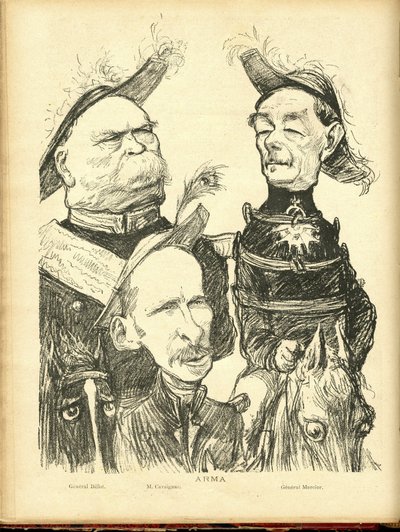 Illustrasjon av Charles Leandre (1862-1934) i Le Rire av Charles Leandre
