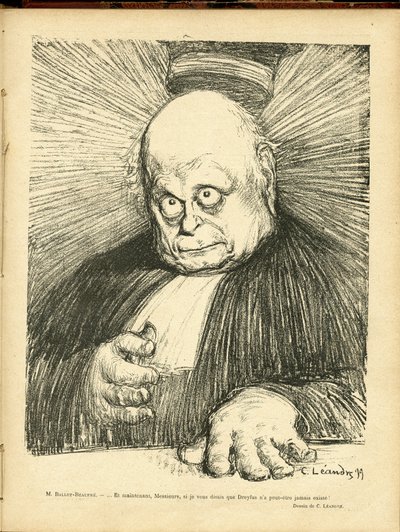 Illustrasjon av Charles Leandre (1862-1934) i Le Rire av Charles Leandre