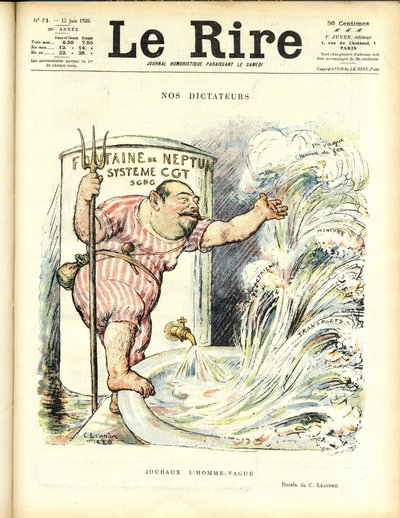 Illustrasjon av Charles Leandre (1862-1934) i Le Rire av Charles Leandre