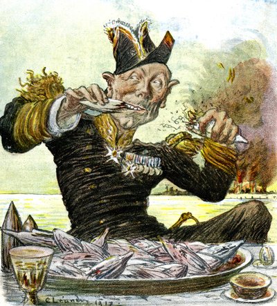 John Jellicoe av Charles Leandre