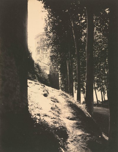 Autun, Ursulinetårnet, ca. 1860-årene. av Charles Lenormand