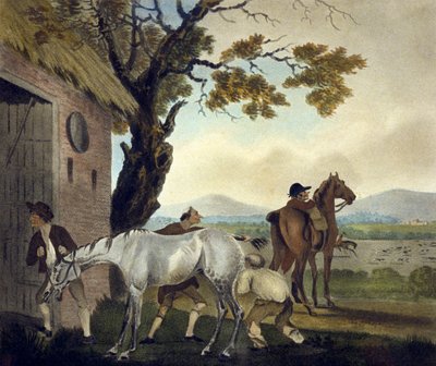 Trikset, fra The Pytchley Hunt, gravert av F. Jukes (1745-1812) av Charles Lorraine (after) Smith