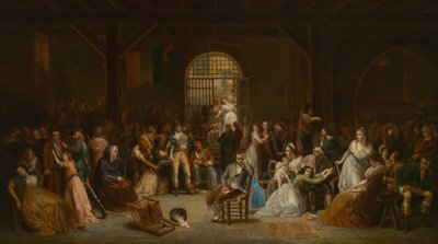 Navnropet til terrorens siste ofre, ca. 1850. av Charles Louis Müller