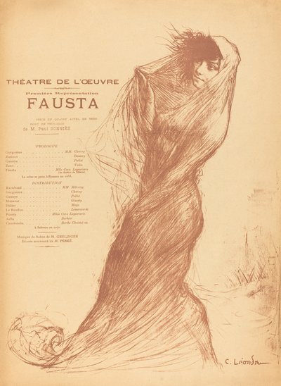 Faust av Charles Lucien Leandre