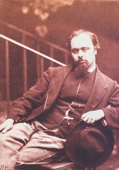 Dante Gabriel Rossetti av Charles Lutwidge (1832 98) Dodgson
