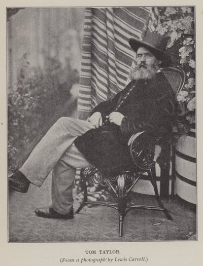 Tom Taylor (s/hvitt bilde) av Charles Lutwidge Dodgson