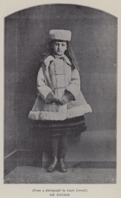 Xie Kitchin (s/hvitt bilde) av Charles Lutwidge Dodgson