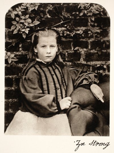 Zoe Strong, 10. oktober 1863 (sepia-bilde) av Charles Lutwidge Dodgson
