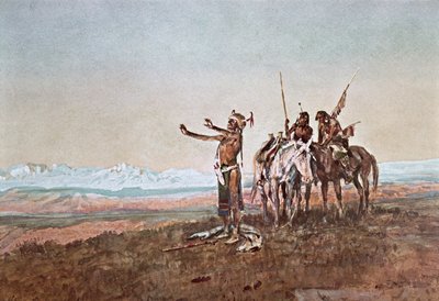 Påkallelse til solen av Charles Marion Russell