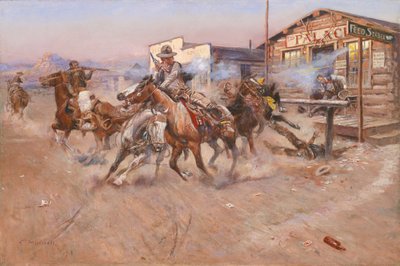 Røyk av en .45 av Charles Marion Russell