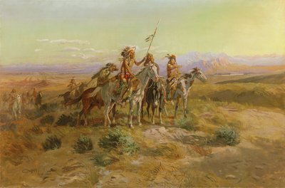 Speiderne, 1902 av Charles Marion Russell