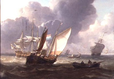 Nederlandsk tremestere og små håndverk i en dønning av Charles Martin Powell