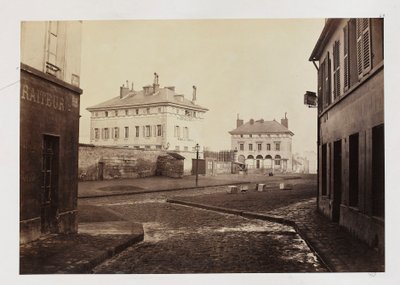 Barriere dItalie, fra rue Gerard, Paris, 1858-78 av Charles Marville