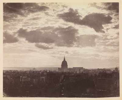 Skyetyd over Paris av Charles Marville