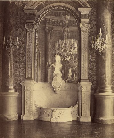 [Interiør av et palass, sannsynligvis Hotel de Ville, Paris] av Charles Marville