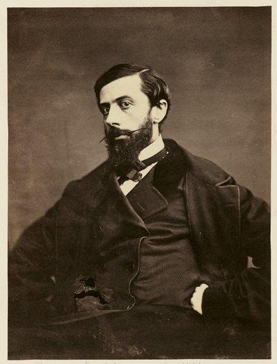 Portrett av Charles-Théodule Devéria av Charles Marville