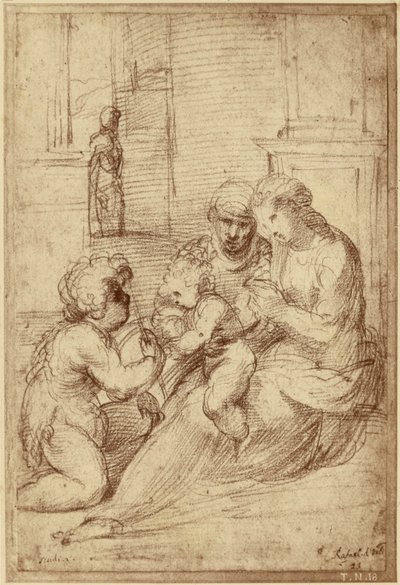[Reproduksjon av en tegning av Raphaël] av Charles Marville