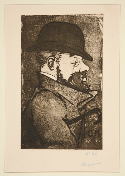 Portrett av Henri de Toulouse-Lautrec av Charles Maurin