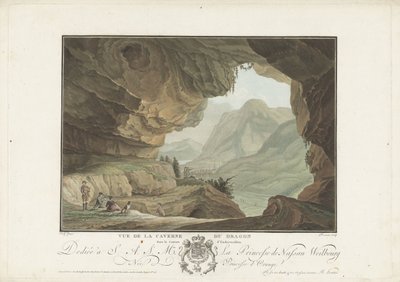 Utsikt over et landskap fra Cave of the Dragon Vue de la Caverne du Dragon dans le Canton d