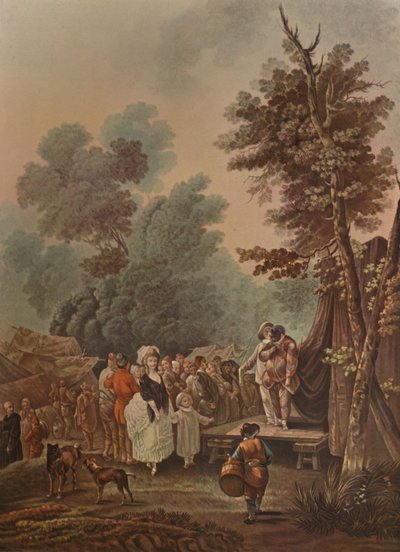 Landsbymessen, landsbymessen, 1785, 1913 av Charles Melchior Descourtis
