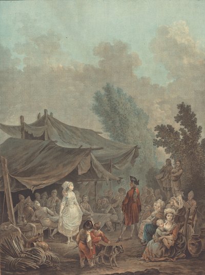 Noce de Village Village Wedding, 1785. av Charles Melchior Descourtis