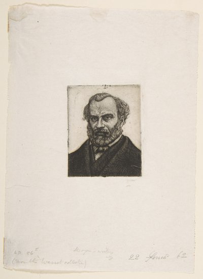Armand Guéraud fra Nantes, boktrykker og litterat av Charles Meryon