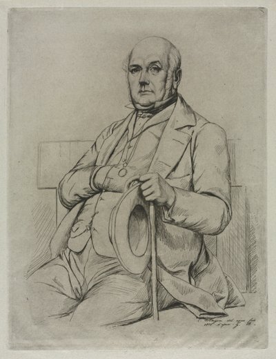 Casimir Le Conte, 1856. av Charles Meryon