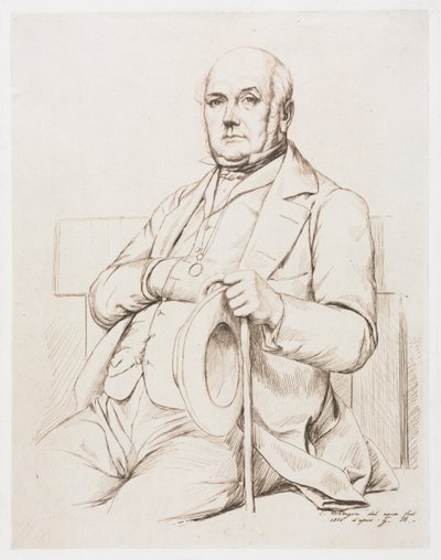 Casimir le Conte, etter Boulanger, 1856. av Charles Meryon