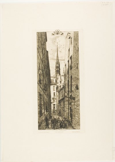 Chantrey Street, Paris av Charles Meryon