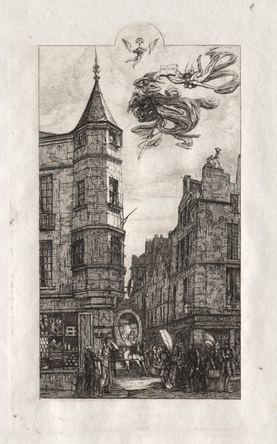 Etsninger av Paris: Turret, rue de l