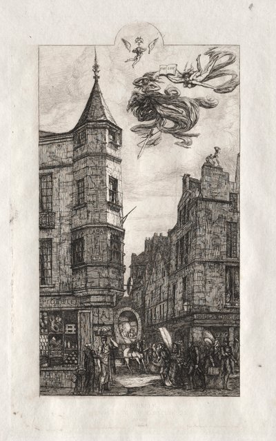 Etsninger av Paris: Turret, rue de l