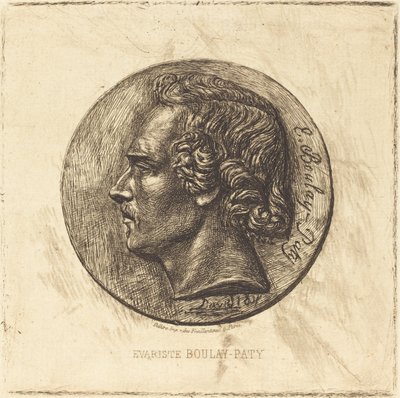 Evariste Boulay-Paty; En poet (Fra en bronse av David d