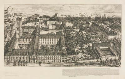 Henry IV College, 1863-1864. av Charles Meryon