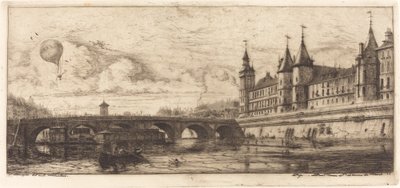 Pont-au-Change, Paris av Charles Meryon