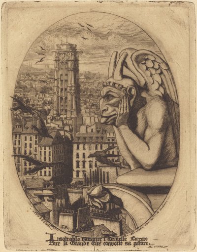 Le stroge (Vampyren) av Charles Meryon