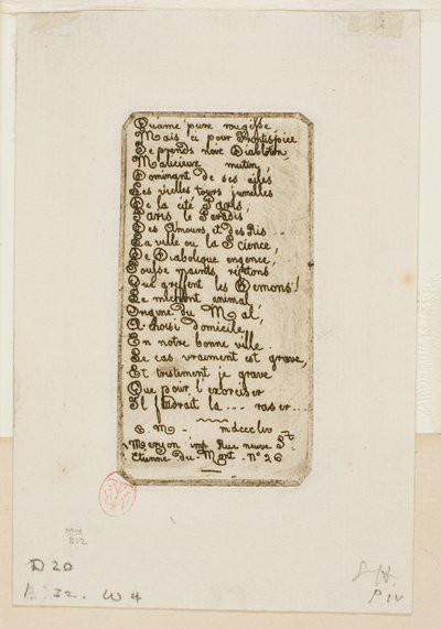 La den rene sjelen stønne... av Charles Meryon