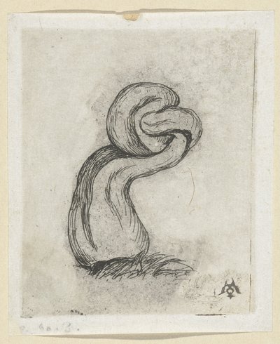 Misformde paddestoel (Cryptogamae) Malingre-kryptospillet av Charles Meryon