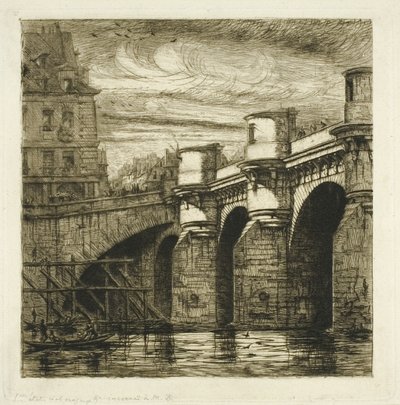 Pont Neuf, Paris av Charles Meryon