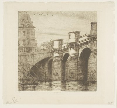 Pont Neuf, Paris av Charles Meryon