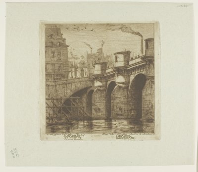 Pont Neuf, Paris av Charles Meryon