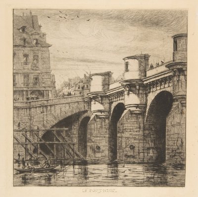 Pont Neuf, Paris av Charles Meryon