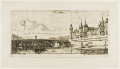 Pont au Change, Paris av Charles Meryon