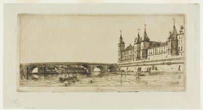 Pont au Change, Paris av Charles Meryon
