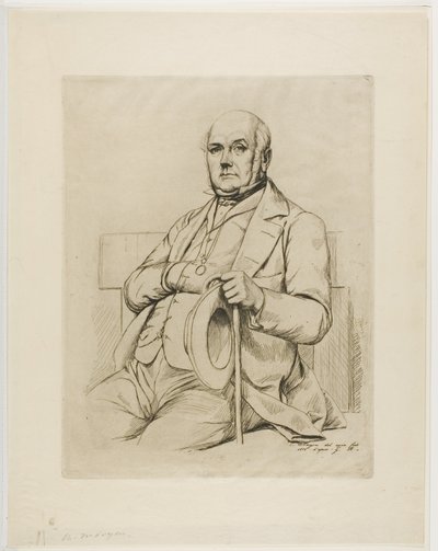 Portrett av Casimir the Tale av Charles Meryon