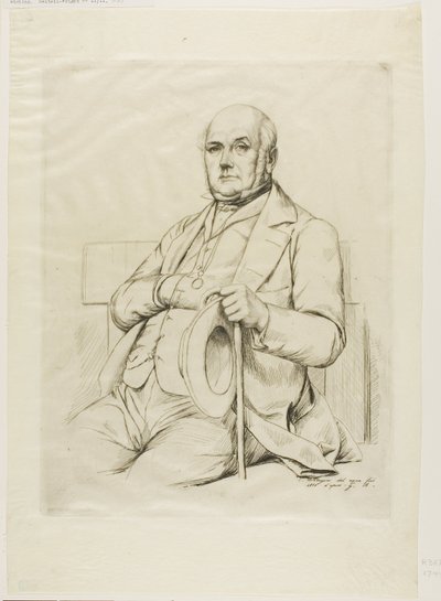 Portrett av Casimir the Tale av Charles Meryon