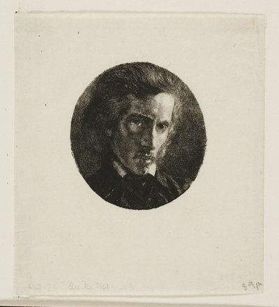 Portrett av Edmond de Courtives av Charles Meryon